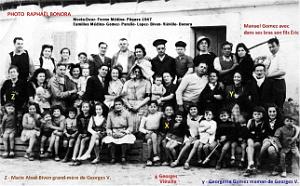 Oranie - Mosta-Douz - Ferme Joseph Medina - Paques - 1947 - Photo Bonora